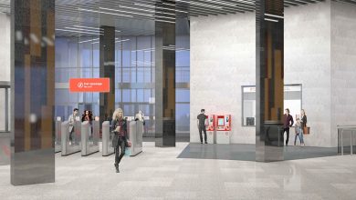 Витражное остекление завершили на станции «Корниловская» Троицкой линии метро